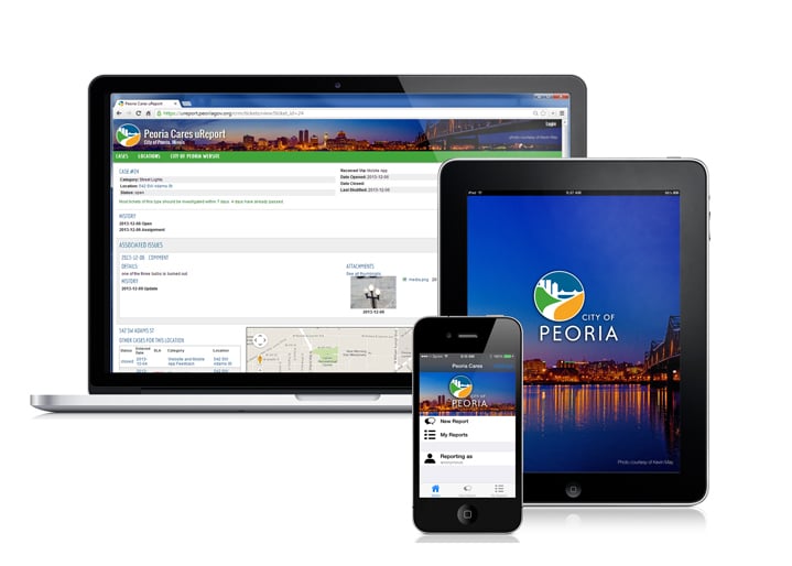 CSE Software Inc. Develops Peoria Cares Mobile App and uReport Web Application