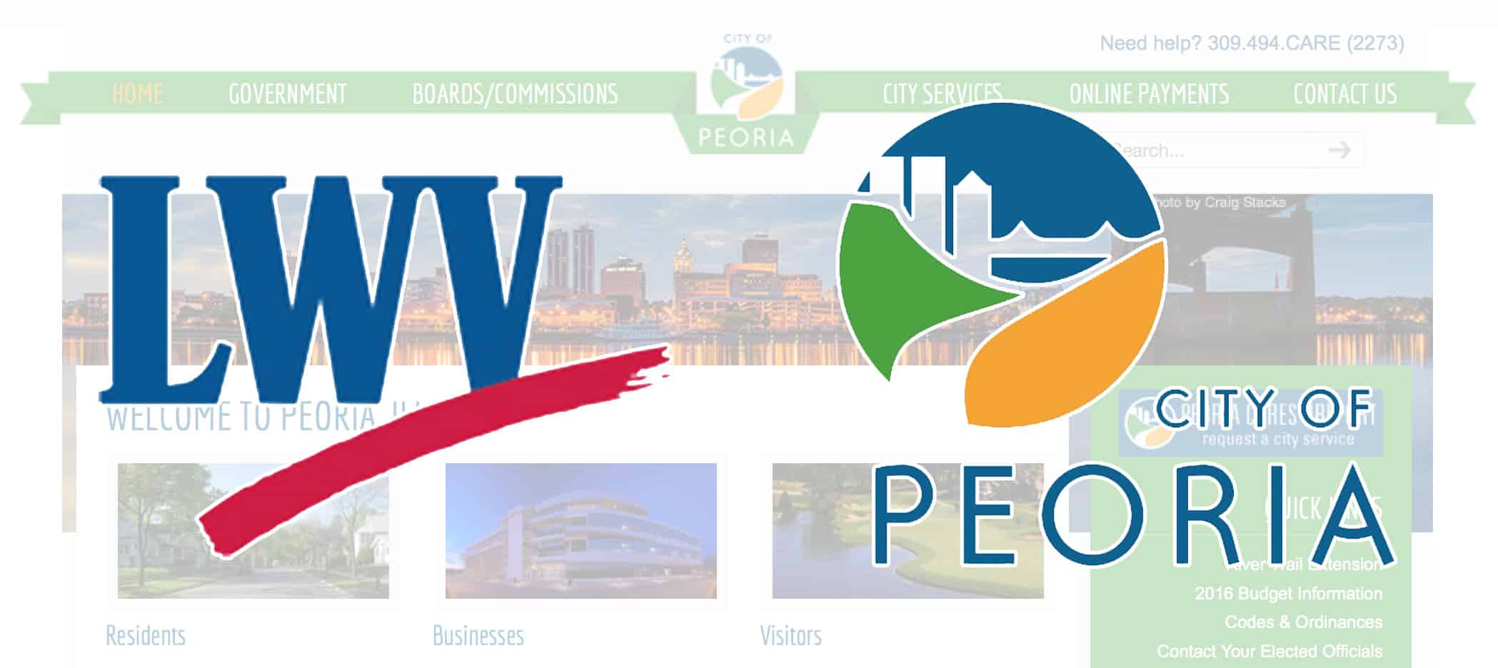 CITY OF PEORIA WEBSITE RECEIVES “A” RATING